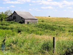 Very Faded Red Barn