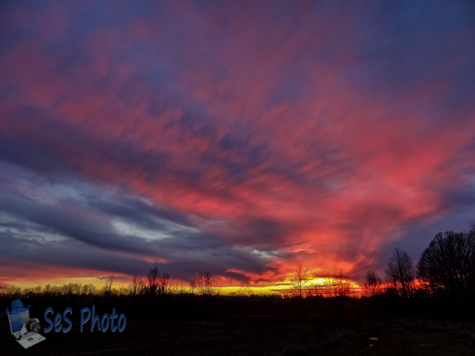 January Cold Sunset