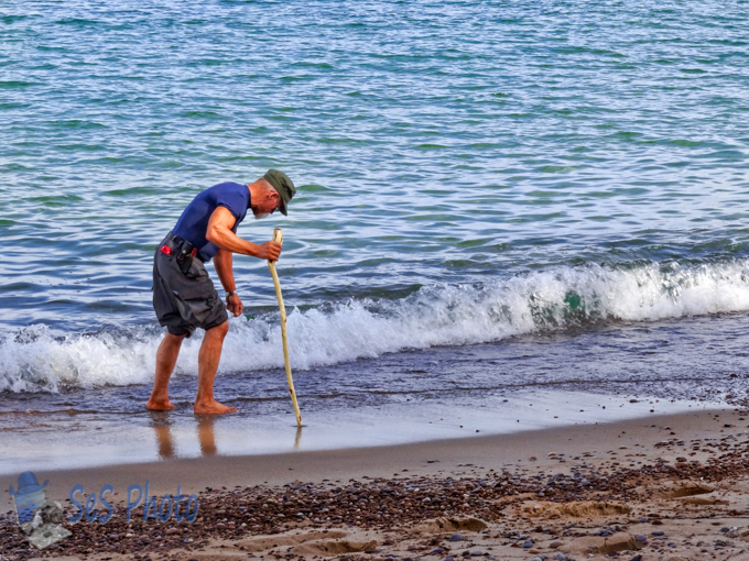 Wading in Lake Superior